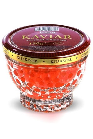 Kaviar divje kete, Aljaska ZDA 150g z dostavo v Sloveniji