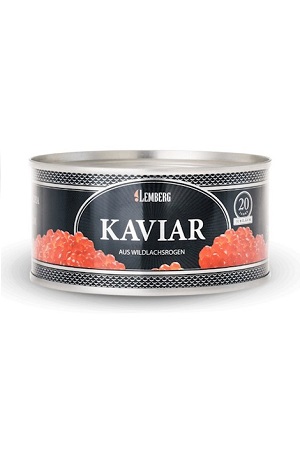 Kaviar divjega lososa Platinum 300g Lemberg z dostavo v Sloveniji