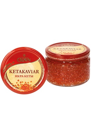 Kaviar kete (družina lososevih) Imperial Crown 250g. z dostavo v Sloveniji