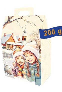 Новогодний подарок с конфетами Праздничная сумочка