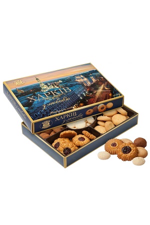 Набор сдобного печенья Харьков с любовью 550г с доставкой по Словении