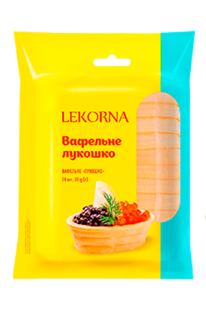 Вафельные тарталетки Лодочки 24 шт. Лекорна, Украина с доставкой по Словении