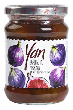 Džem iz fig Yan Armenija 300g z dostavo v Sloveniji