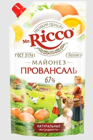 Majoneza Mr. Ricco Provancalj 67% 375g z dostavo v Sloveniji