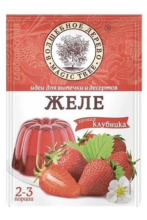 Žele z okusom Jagod Volšebnoje derevo 50g z dostavo v Sloveniji