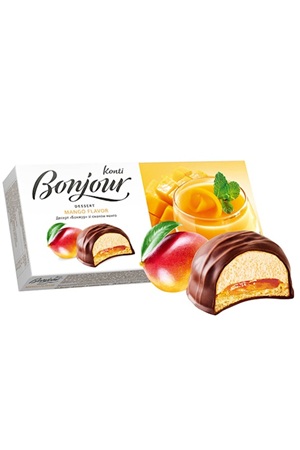 Dessert Bonjour Mango Konti 232g, Ukrajina z dostavo v Sloveniji
