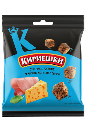 Кириешки со вкусом ветчины и сыра, 40г. с доставкой по Словении