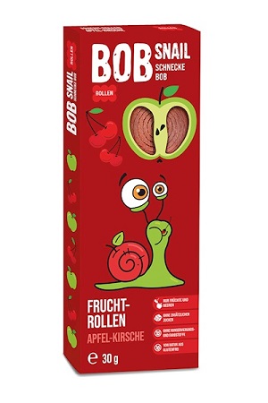 Pastila iz jabolk in višnje Bob Snail 30g Ukrajina z dostavo v Sloveniji