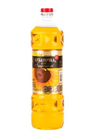 Подсолнечное нерафинированное масло Кубаночка 1л с доставкой по Словении