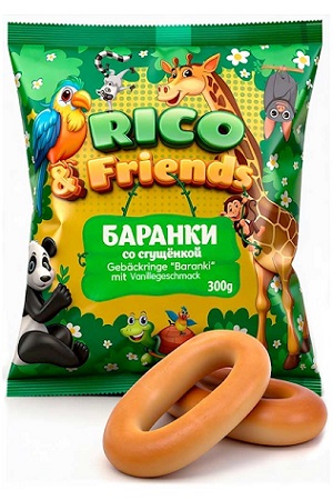 Baranki z zgoščenim mlekom Rico, 300g z dostavo v Sloveniji