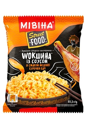 Вермишель со вкусом медовой курицы Мивина 81,5г. Украина с доставкой по Словении