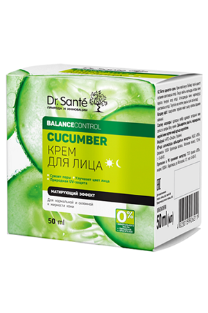 Kumarična krema za obraz Dr.Sante Cucumber 50ml z dostavo v Sloveniji