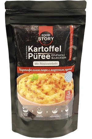 Картофельное пюре с жареным луком Food Story 126g с доставкой по Словении