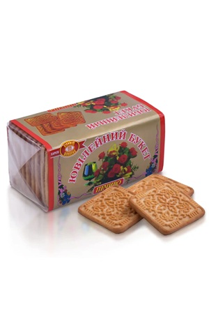 Piškoti Yubilejnij buket 200g Ukrajina z dostavo v Sloveniji