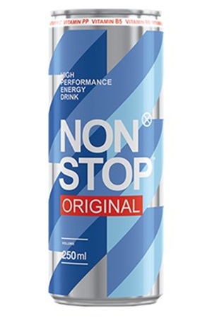 Напиток энергетический Non Stop Original с кофеином 250мл с доставкой по Словении
