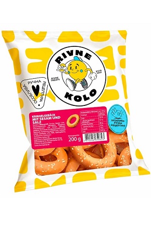 Preste s sezamom in soljo Rivne Kolo, Ukrajina 200g z dostavo v Sloveniji