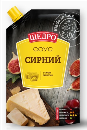 Сырный соус Щедро, Украина 198мл с доставкой по Словении