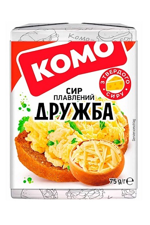Сыр плавленый 35% Дружба Комо 75г, Украина с доставкой по Словении
