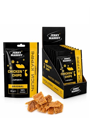 Chicken Chips Sport Jerky Market 35g Ukrajina z dostavo v Sloveniji