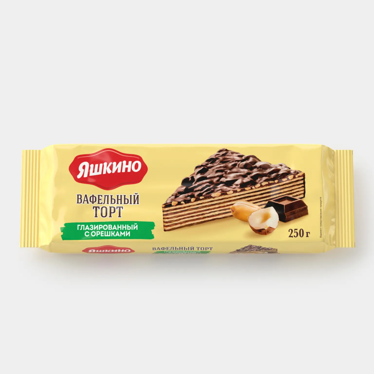 Vafelna torta z lešniki, arašidi in čokolado Jaškino 250g z dostavo v Sloveniji